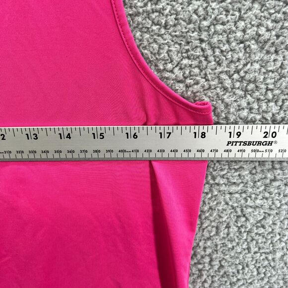 Vineyard Vines Women’s Performance Tank Pink Mesh Back Detail Size Medium M - Picture 4 of 11